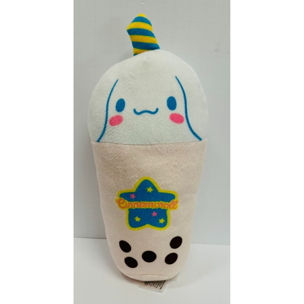 Fiesta Toys Sanrio Hello Kitty & Friends Cinnamoroll 7.5" Pink Boba Tea Plush